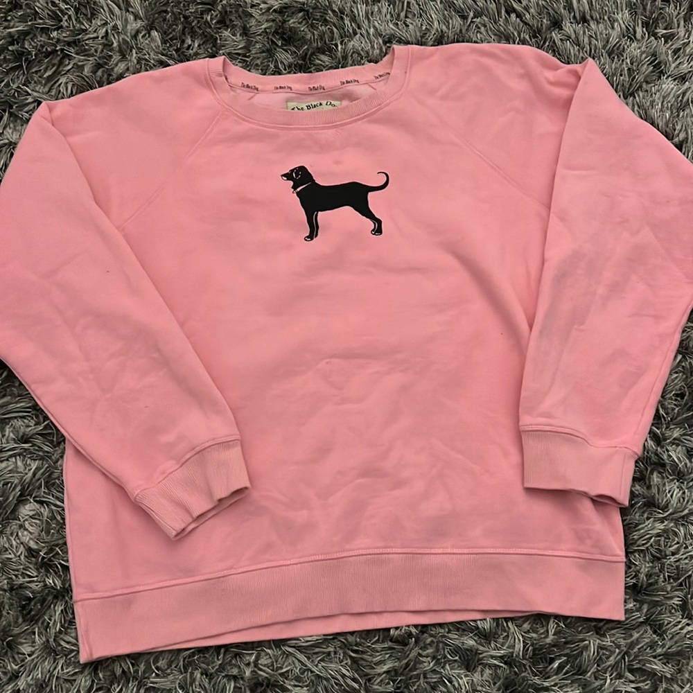 The Black Dog Pink Crewneck